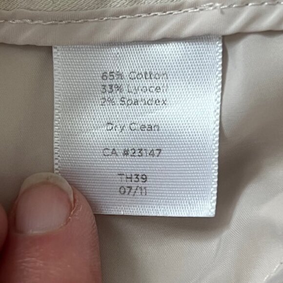 Talbots Women's Khaki Chino Heritage Pants Size 8 - Picture 6 of 12